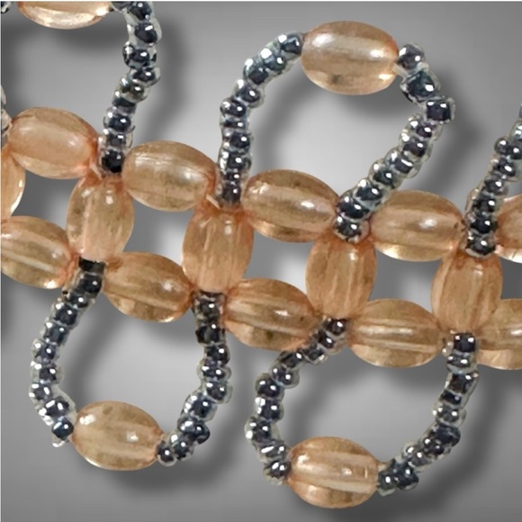 Free People Ethereal Dainty Beaded Fleurie Choker Necklace‎ NWT HTF Rare Fairy - Picture 3 of 3